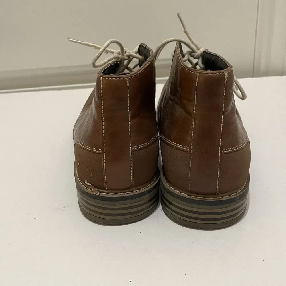Arizona Jeans Co. Mens Az Dutton 625-7097 Brown Dress Shoes Lace Up Size 9.5M